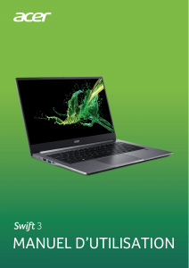 Mode d’emploi Acer Swift SF314-57G Ordinateur portable