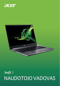 Vadovas Acer Swift SF314-57G Nešiojamasis kompiuteris