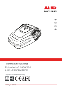 Manual AL-KO Robolinho 1000 Lawn Mower