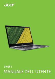 Manuale Acer Swift SF315-51G Notebook