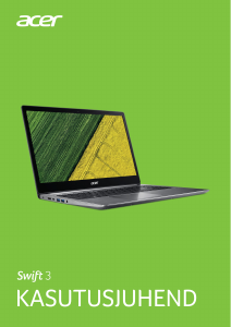 Kasutusjuhend Acer Swift SF315-51G Sülearvuti