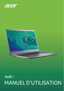 Mode d’emploi Acer Swift SF315-52G Ordinateur portable