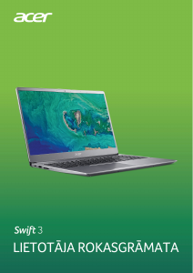Rokasgrāmata Acer Swift SF315-52G Klēpjdators