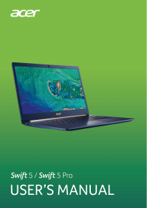 Handleiding Acer Swift SF514-53T Laptop