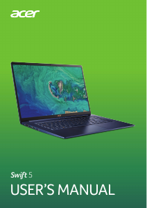 Manual Acer Swift SF515-51T Laptop