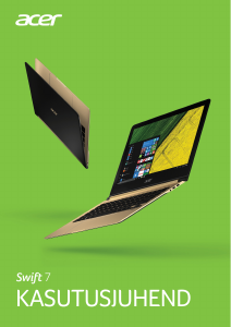 Kasutusjuhend Acer Swift SF713-51 Sülearvuti