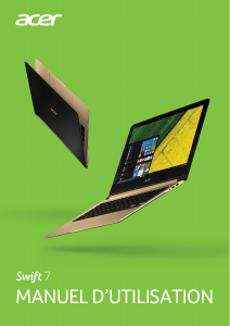 Mode d’emploi Acer Swift SF713-51 Ordinateur portable