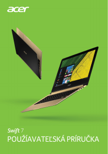 Návod Acer Swift SF713-51 Laptop