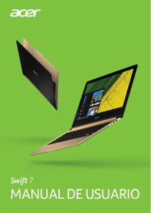 Manual de uso Acer Swift SF713-51 Portátil