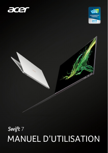 Mode d’emploi Acer Swift SF714-52T Ordinateur portable
