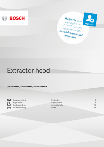 Bruksanvisning Bosch DDD96AM60 Kokeplate