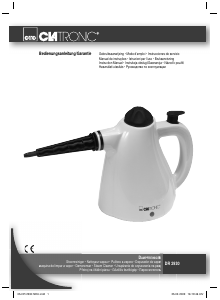 Manual Clatronic DR 2930 Steam Cleaner