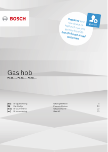 Brugsanvisning Bosch PCS7A5B90 Kogesektion