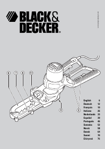 Εγχειρίδιο Black and Decker GK1000 Κλαδευτής