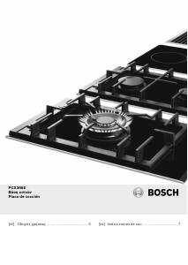 Manual de uso Bosch PCX345E Placa