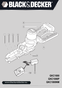 Handleiding Black and Decker GKC1000 Takkenschaar