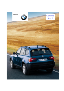 Handleiding BMW X3 3.0i (2003)