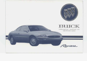 Manual Buick Riviera (1995)