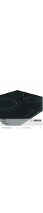 Mode d’emploi Bosch PIB801N24E Table de cuisson
