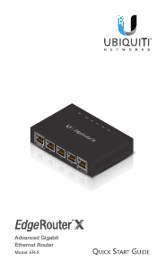 Manual Ubiquiti Networks EdgeRouter X Router