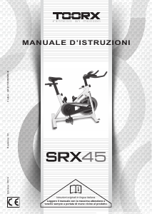 Manuale Toorx SRX 45 Cyclette