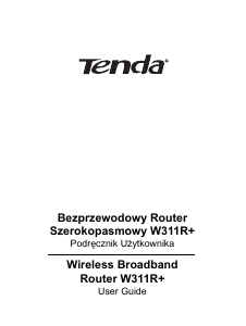 Instrukcja Tenda W311R+ Router