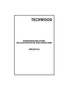 Bedienungsanleitung Techwood WM 1247 CA2 Waschmaschine