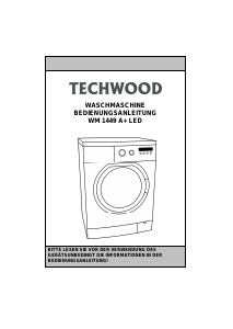 Bedienungsanleitung Techwood WM 1449 A+ LED Waschmaschine
