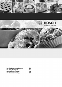Használati útmutató Bosch PIN651T15E Főzőlap