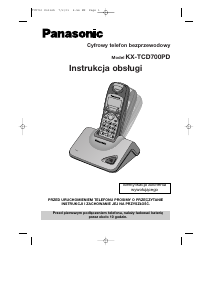 Instrukcja Panasonic KX-TCD700PD Telefon bezprzewodowy