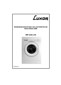 Bedienungsanleitung Luxor WM 1242 LUX Waschmaschine