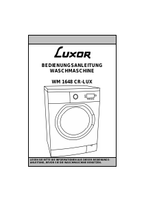 Bedienungsanleitung Luxor WM 1648 CR-LUX Waschmaschine