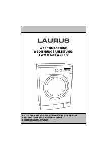 Bedienungsanleitung Laurus LWM O1449 A+ LED Waschmaschine