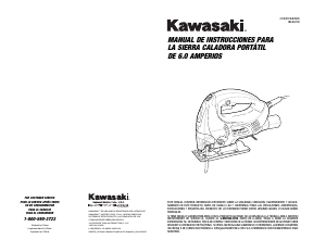 Manual de uso Kawasaki 6.p Amp Sierra de calar