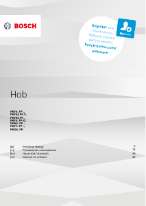 Instrukcja Bosch PKF651FP3E Płyta do zabudowy