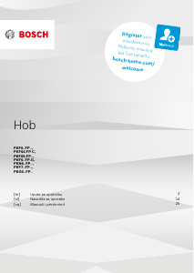 Priručnik Bosch PKF651FP3E Ploča za kuhanje