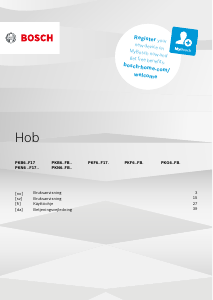 Brugsanvisning Bosch PKG645FB1G Kogesektion