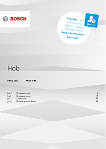 Bruksanvisning Bosch PKG775DB1A Kokeplate