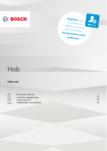 Rokasgrāmata Bosch PKM975DK1D Plīts virsma
