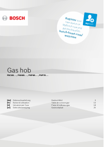 Bedienungsanleitung Bosch PNP6B6B80 Kochfeld