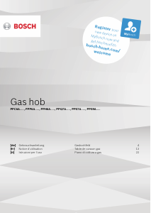 Bedienungsanleitung Bosch PPS7A6M90N Kochfeld