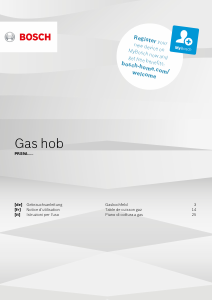 Bedienungsanleitung Bosch PRS9A6D70 Kochfeld