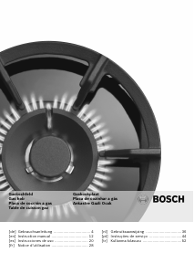 Manual de uso Bosch PRY626B70E Placa