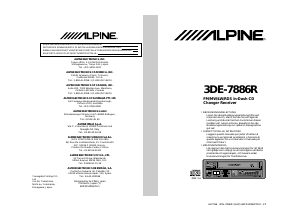 Bedienungsanleitung Alpine 3DE-7886R Autoradio