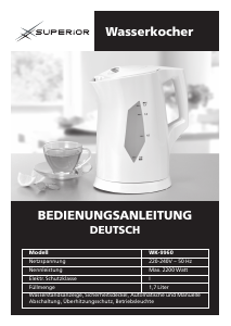 Bedienungsanleitung Superior WK 9960 Wasserkocher