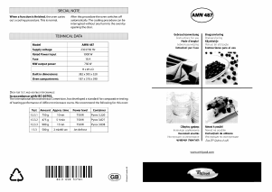 Manual Whirlpool AMW 487 NB Microwave