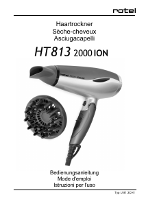 Manuale Rotel HT 831 Asciugacapelli