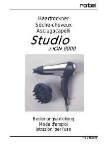 Manuale Rotel Studio 2000 Asciugacapelli