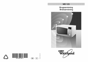 Bruksanvisning Whirlpool MD 123/BL Mikrobølgeovn