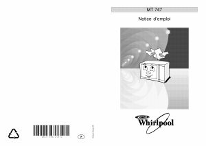 Mode d’emploi Whirlpool MT 747/BL Micro-onde